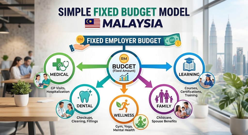 flexible benefits plan Malaysia corporate budget categories