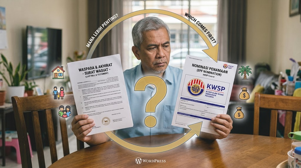 Comparison of non-Muslim direct beneficiary versus Muslim wasi nominee under EPF nomination vs will Malaysia rules